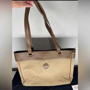 Gucci vintage large purse with insert